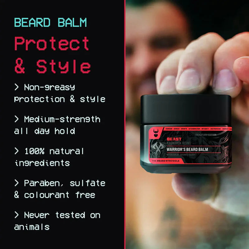 the beard struggle signature edition beast eddie hall ragnarok rising warrior's beard balm parta balsami balmi purkissa