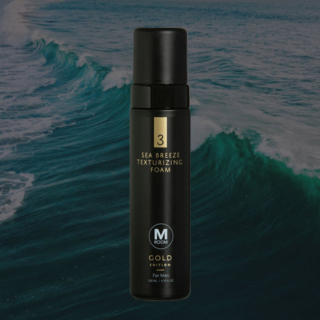 M Room Gold Edition for Men Sea Breeze Texturizong Foam rakennevaahto aerosoliton pullo