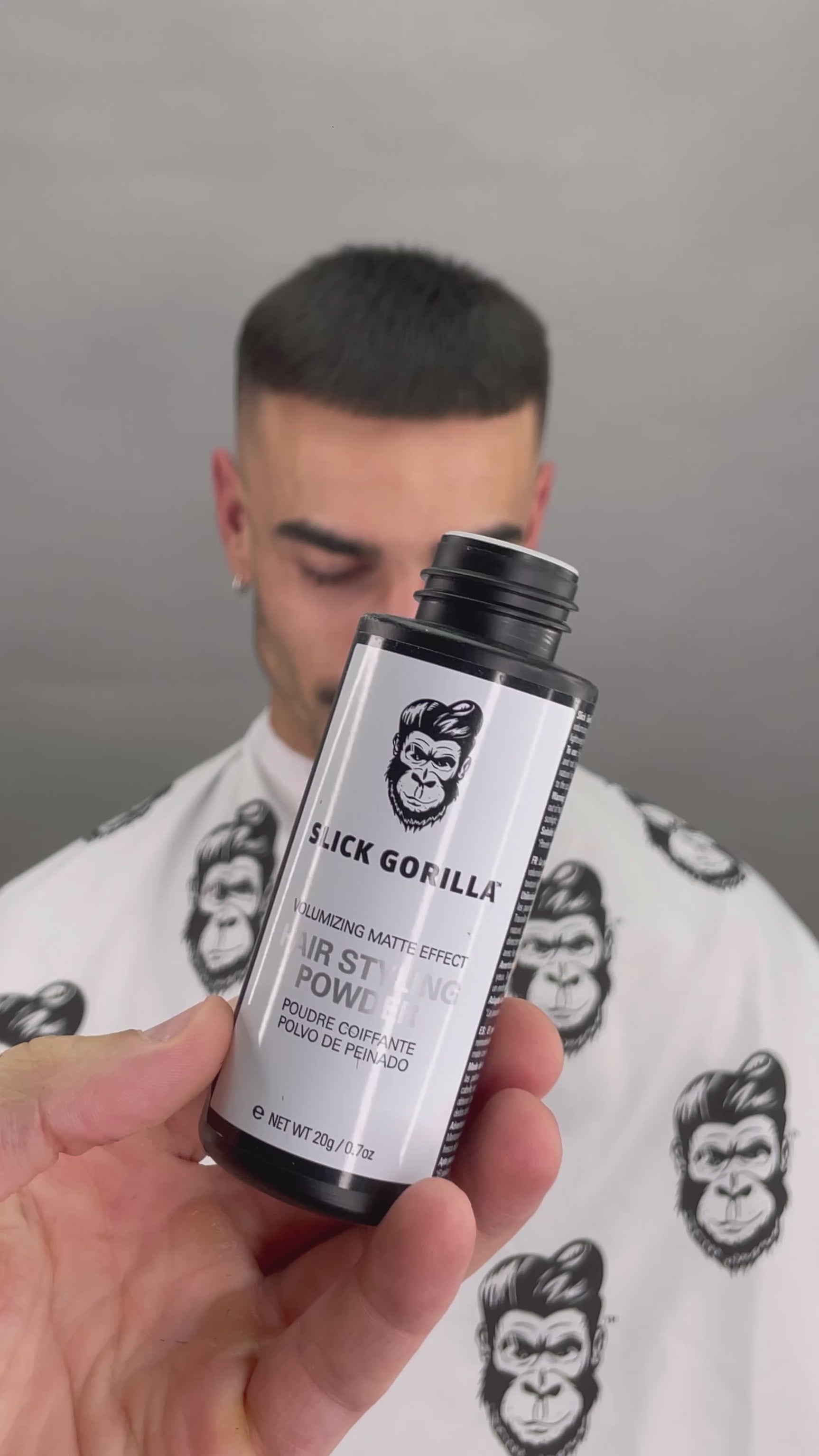 Slick Gorilla Texture Comb with Hair Styling Powder