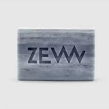 zew for men aceptic soap with charcoal saippua